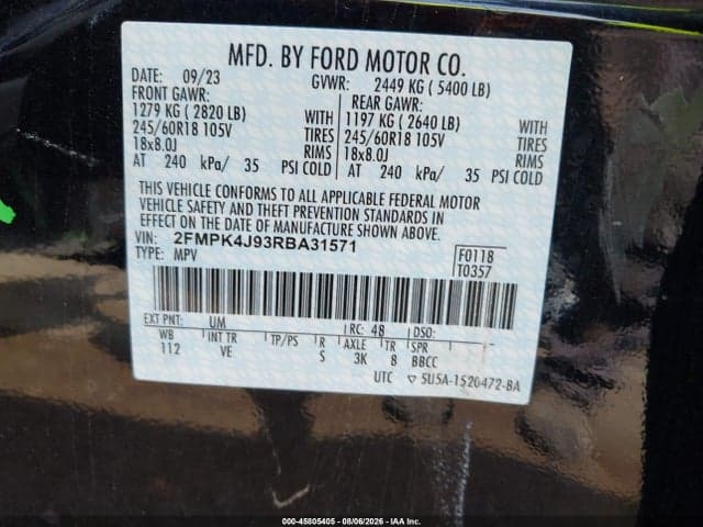 2024 FORD EDGE SEL 9