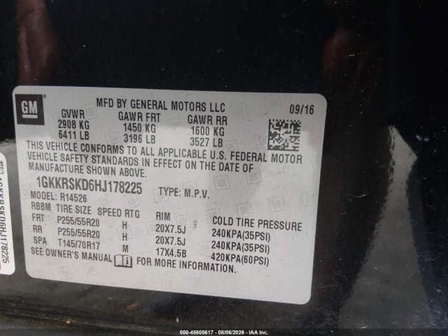 2017 GMC ACADIA LIMITED 9