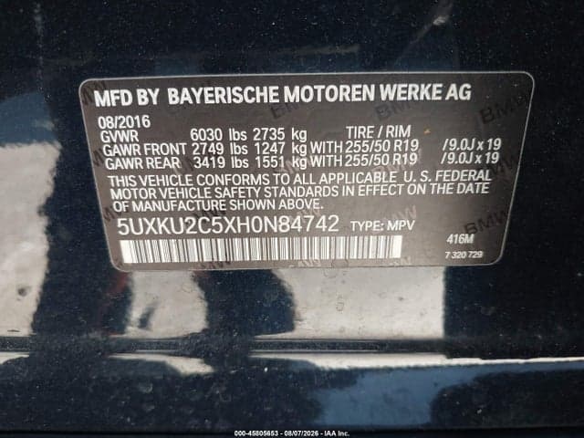 2017 BMW X6 XDRIVE35I 9