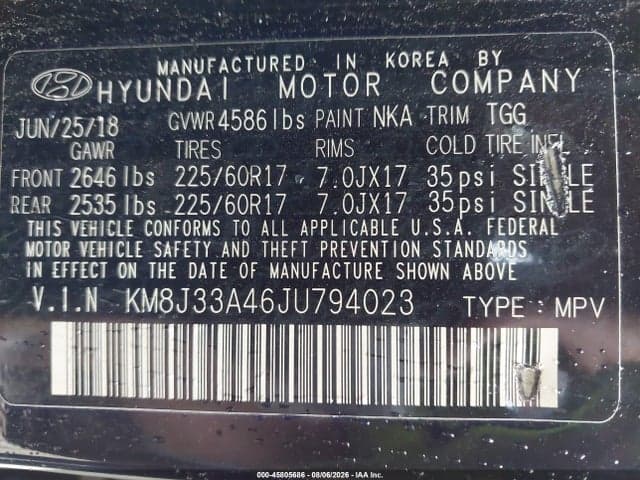2018 HYUNDAI TUCSON SEL 9