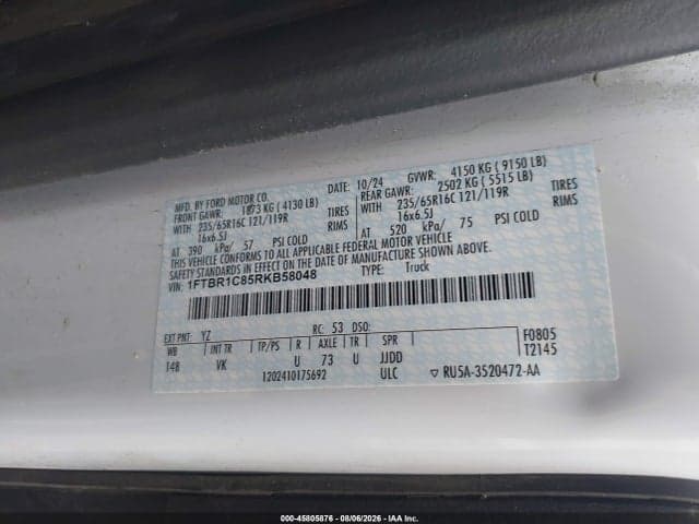 2024 FORD TRANSIT-250 9