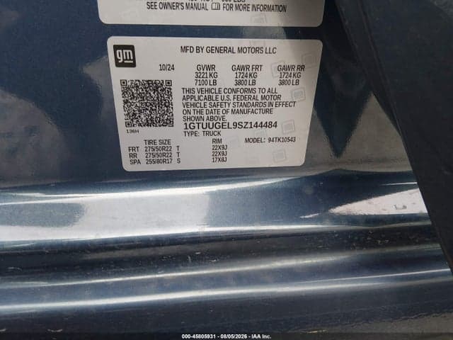 2025 GMC SIERRA 1500 4WD SHORT BOX DENALI 9