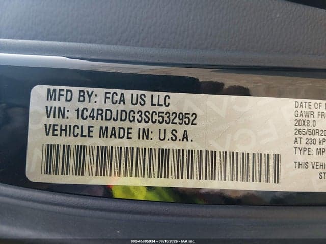 2025 DODGE DURANGO GT AWD 9