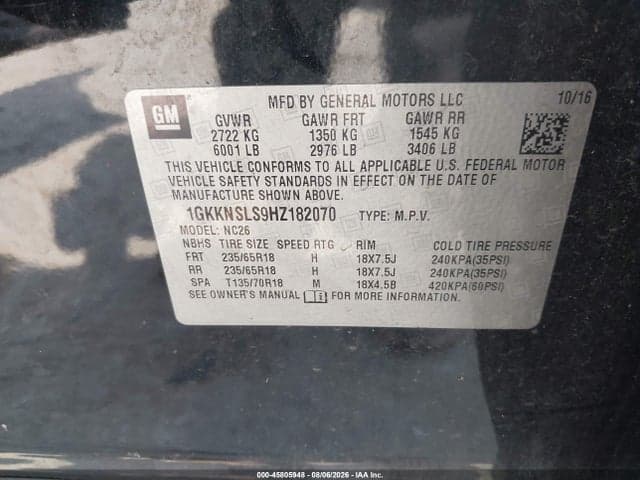 2017 GMC ACADIA SLE-2 9