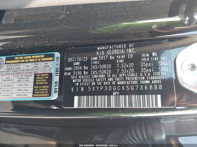 2025 KIA TELLURIDE EX X-LINE 9