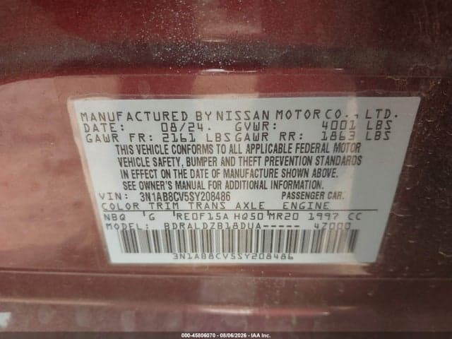 2025 NISSAN SENTRA SV 9