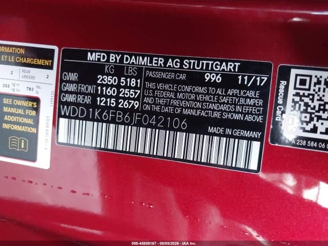2018 MERCEDES-BENZ E 400 9