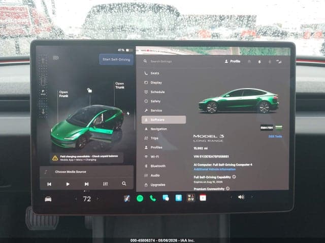 2025 TESLA MODEL 3 LONG RANGE REAR-WHEEL DRIVE/STANDARD REAR-WHEEL DRIVE 17