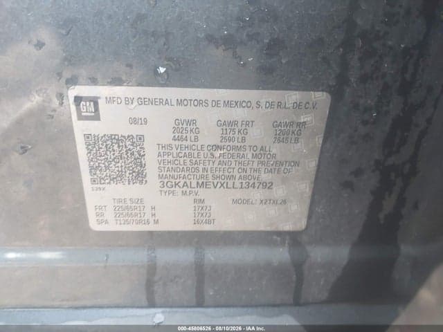 2020 GMC TERRAIN FWD SLE 9
