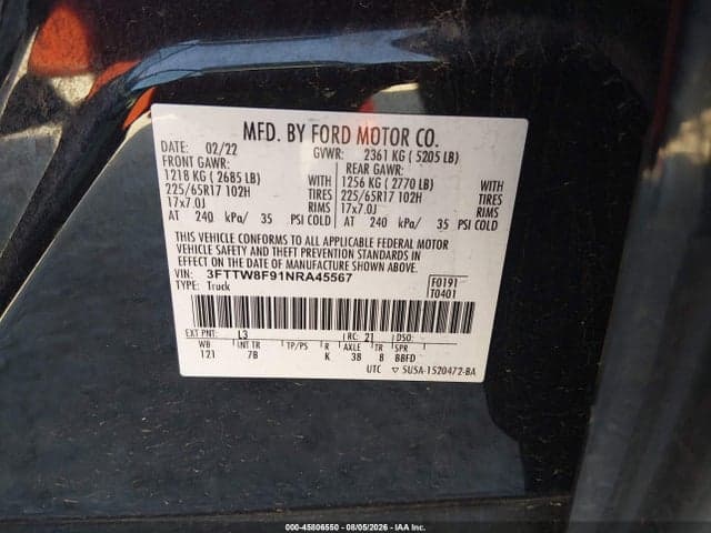 2022 FORD MAVERICK XLT 9