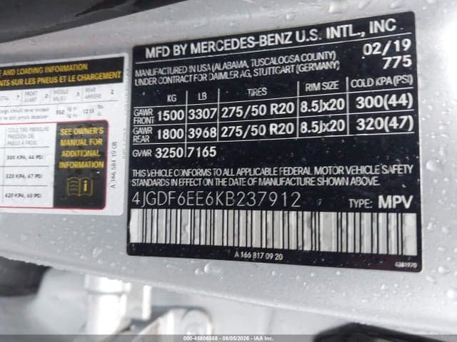2019 MERCEDES-BENZ GLS 450 4MATIC 9