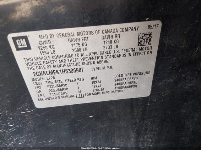 2017 GMC TERRAIN SLE-1 9