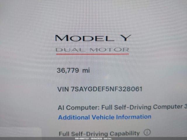 2022 TESLA MODEL Y PERFORMANCE DUAL MOTOR ALL-WHEEL DRIVE 16