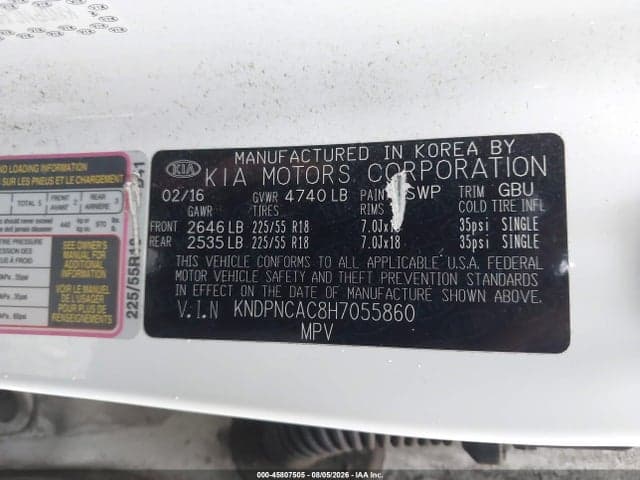 2017 KIA SPORTAGE EX 9