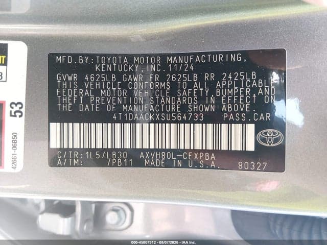 2025 TOYOTA CAMRY XSE 9