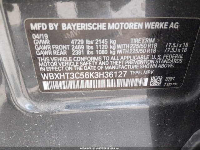 2019 BMW X1 XDRIVE28I 9