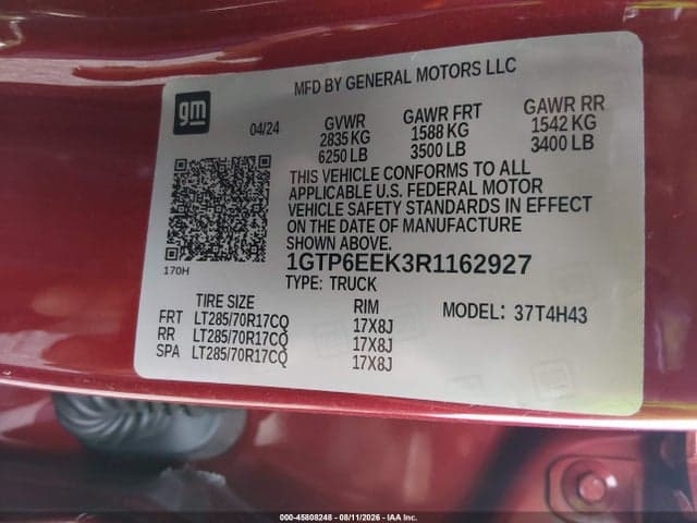 2024 GMC CANYON 4WD AT4X 9