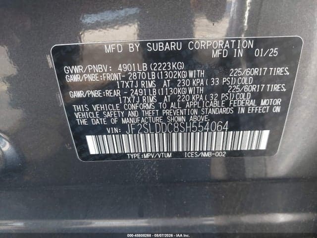 2025 SUBARU FORESTER PREMIUM 9