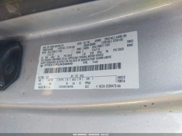 2018 FORD F-150 XL 9
