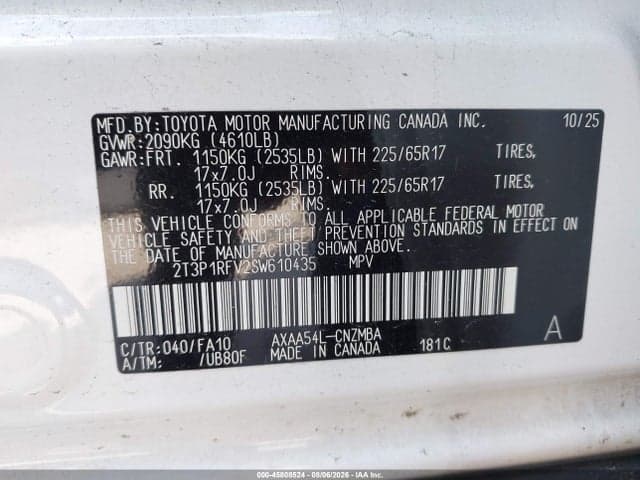 2025 TOYOTA RAV4 XLE 9