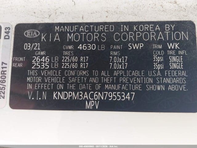 2022 KIA SPORTAGE LX 9