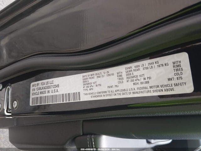 2025 JEEP GRAND CHEROKEE L ALTITUDE X 4X4 9