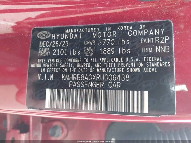 2024 HYUNDAI VENUE SE 9
