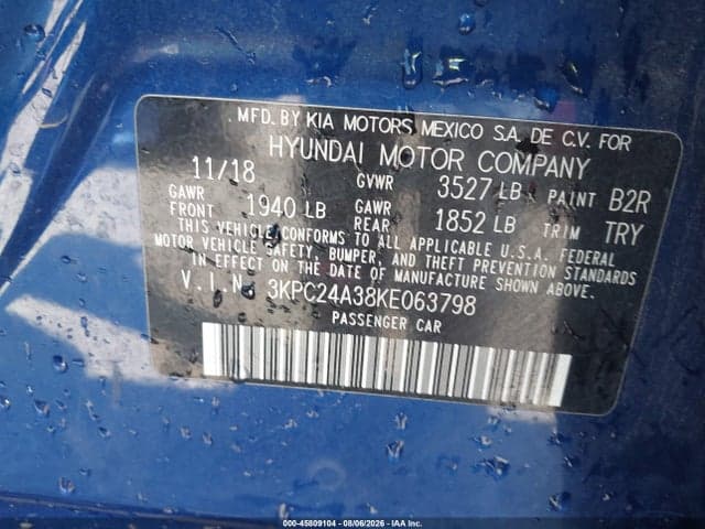 2019 HYUNDAI ACCENT SE 9