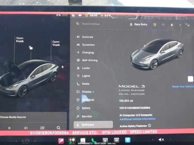2019 TESLA MODEL 3 LONG RANGE/PERFORMANCE 18