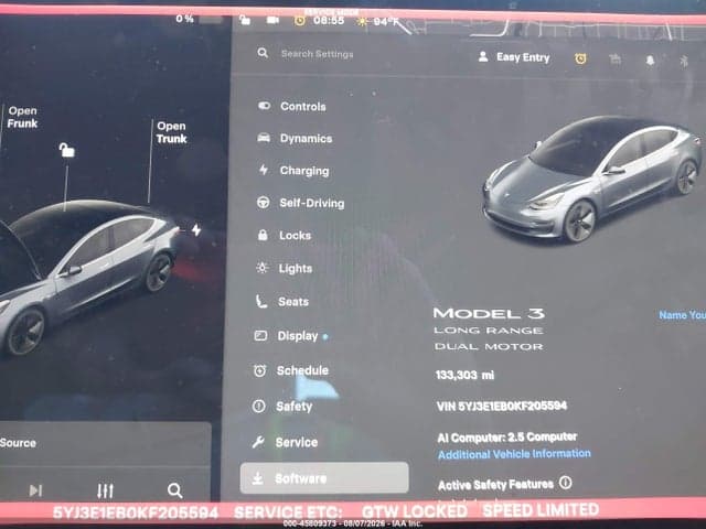 2019 TESLA MODEL 3 LONG RANGE/PERFORMANCE 7