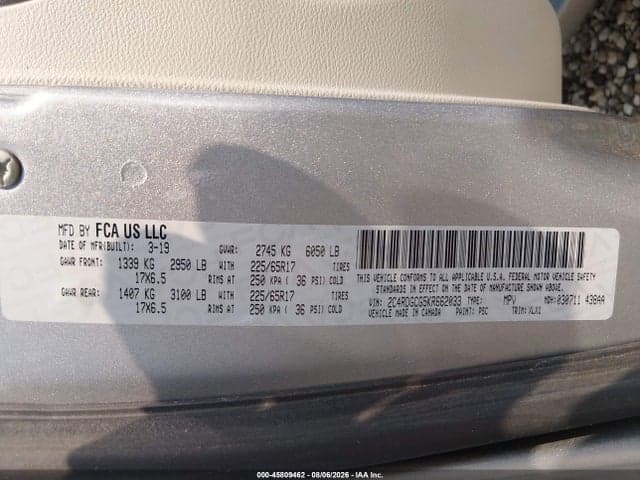 2019 DODGE GRAND CARAVAN SXT 9