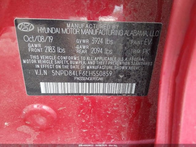 2020 HYUNDAI ELANTRA SEL 9