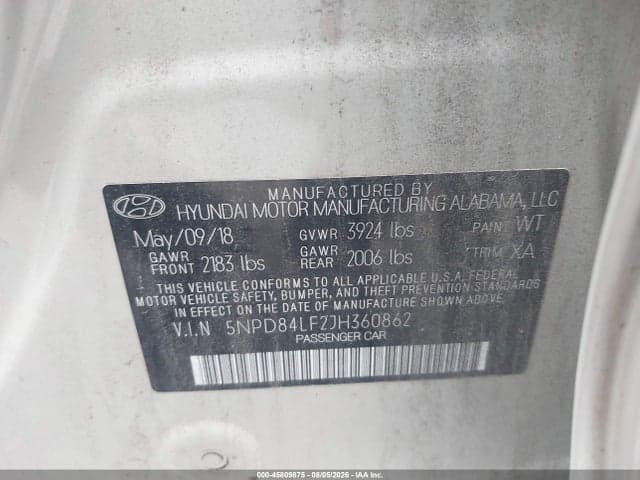 2018 HYUNDAI ELANTRA VALUE EDITION 9