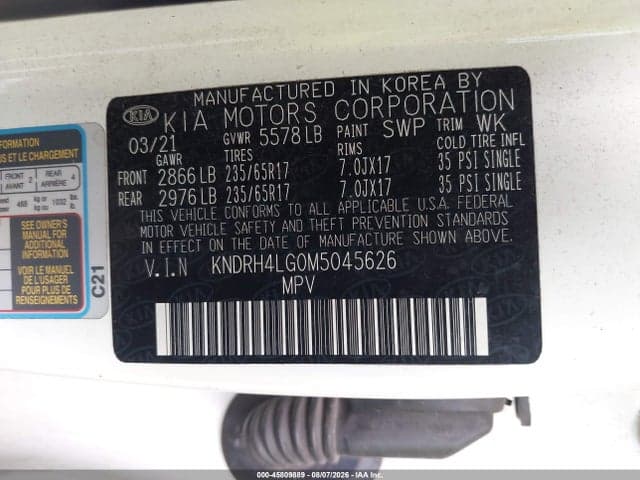 2021 KIA SORENTO HYBRID EX 9