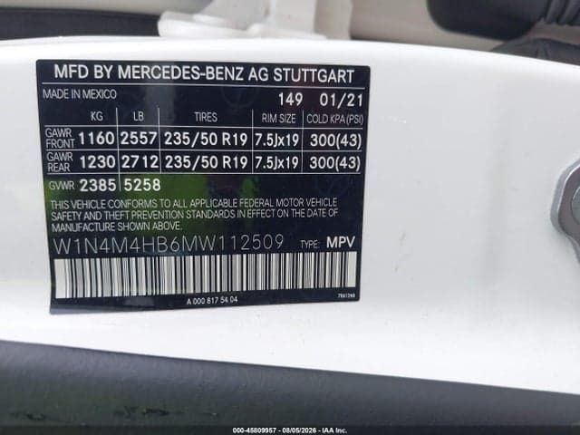 2021 MERCEDES-BENZ GLB 250 4MATIC 9