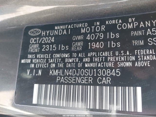 2025 HYUNDAI ELANTRA HYBRID LIMITED 9