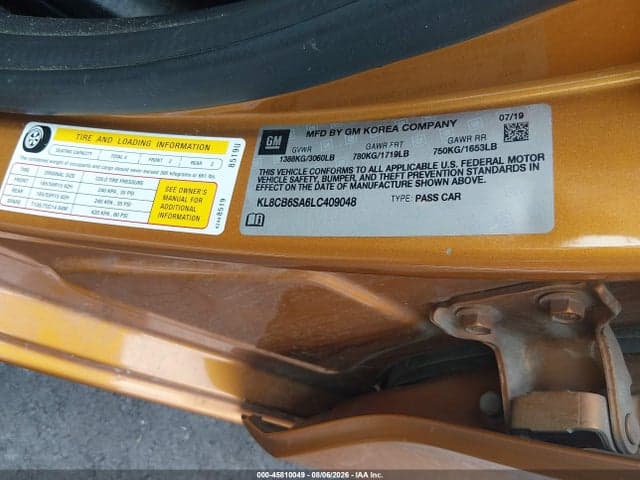 2020 CHEVROLET SPARK FWD LS AUTOMATIC 9