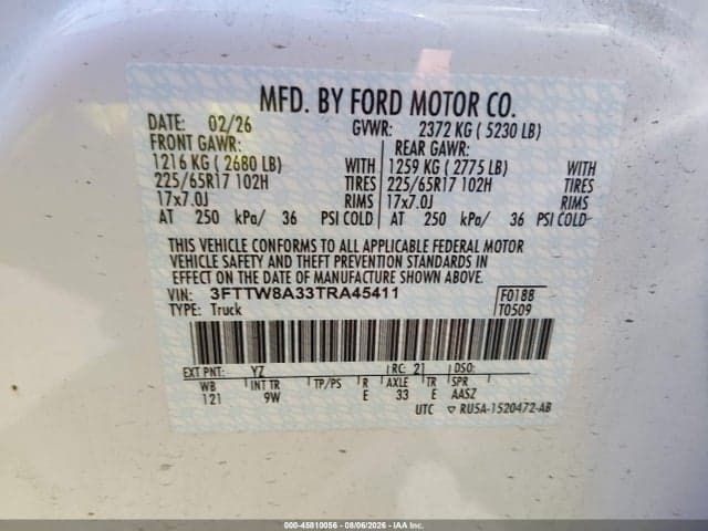 2026 FORD MAVERICK XL 9