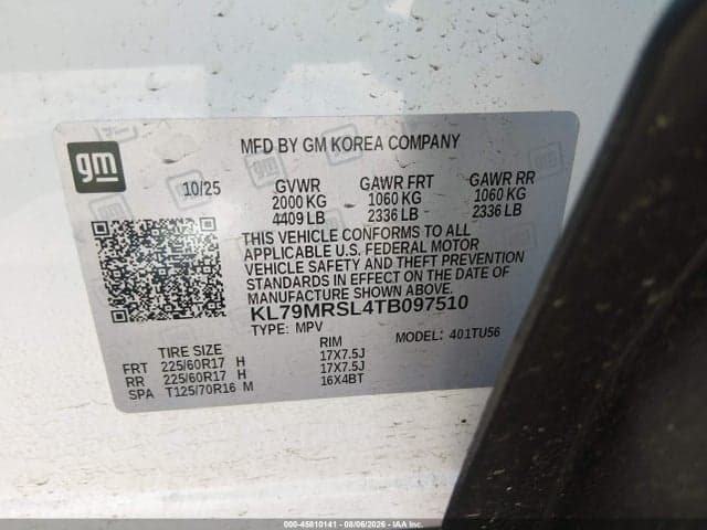 2026 CHEVROLET TRAILBLAZER AWD LT 9