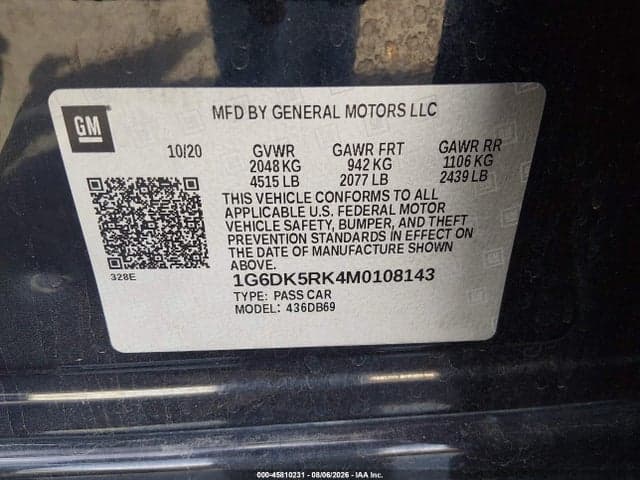 2021 CADILLAC CT4 LUXURY 9