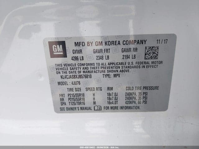 2018 BUICK ENCORE PREFERRED 9
