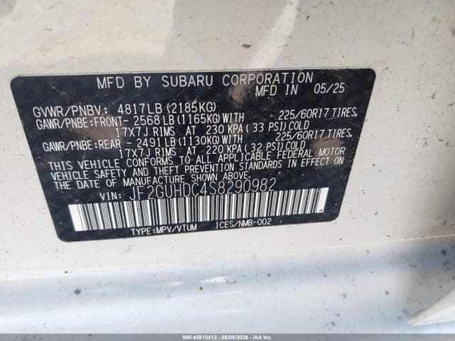 2025 SUBARU CROSSTREK PREMIUM 9