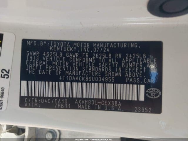 2025 TOYOTA CAMRY SE 9