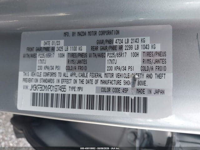 2023 MAZDA CX-5 2.5 S PREFERRED 9
