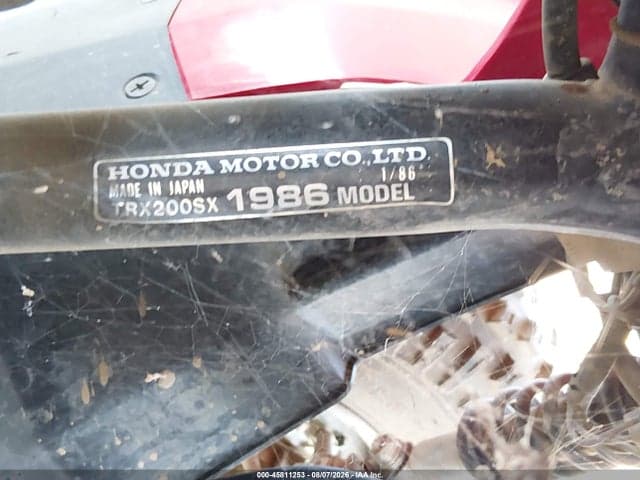 1986 HONDA TRX200 SX 10