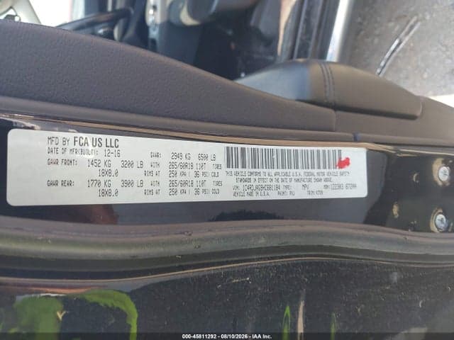 2017 DODGE DURANGO SXT AWD 9