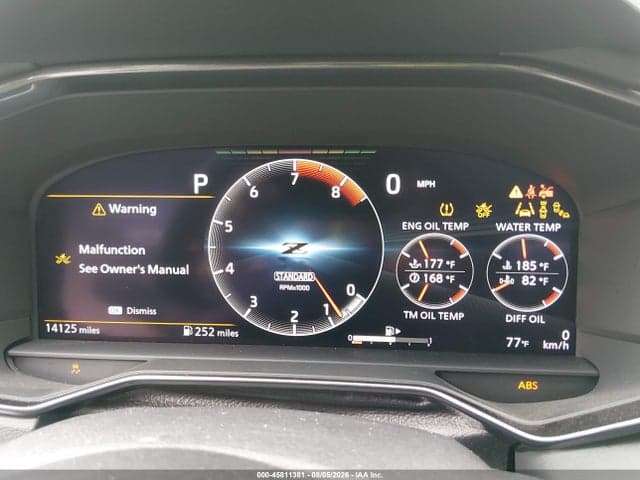 2025 NISSAN Z PERFORMANCE AUTOMATIC TRANSMISSION 7