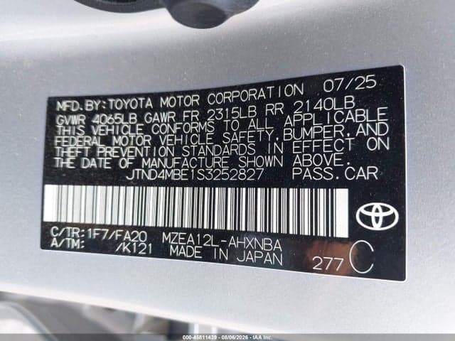 2025 TOYOTA COROLLA SE 9