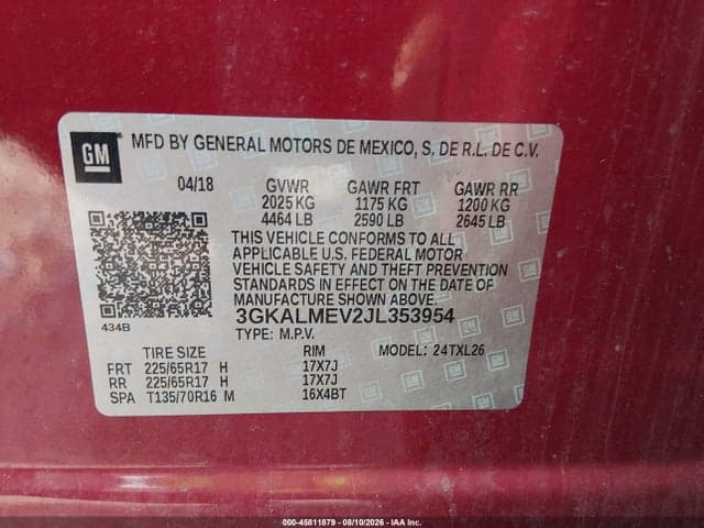 2018 GMC TERRAIN SLE 9