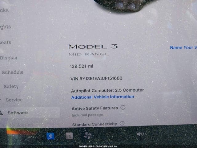 2018 TESLA MODEL 3 LONG RANGE/MID RANGE 7
